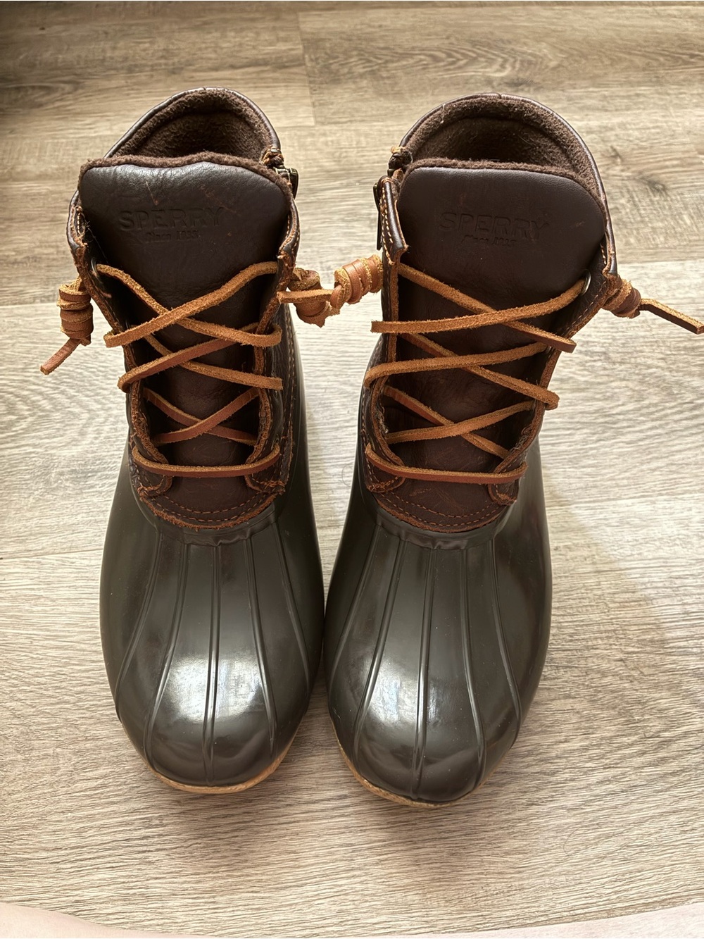 Sperry Women’s Dark Brown Duck Boots